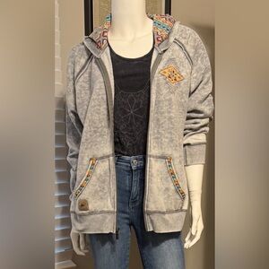 Zipper sweatshirt hoodie